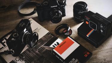 Cameras on a table