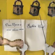 A painting of an old-timely book from King Arthur's court